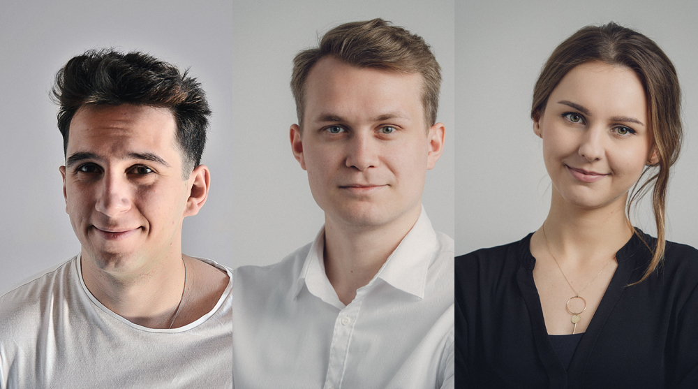 Michał Gawron,  Łukasz Gąska,  Marta Sowińska-Gąska